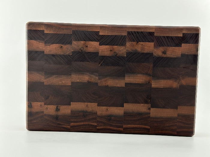 Walnut End Grain Cutting Block Countertop Companion