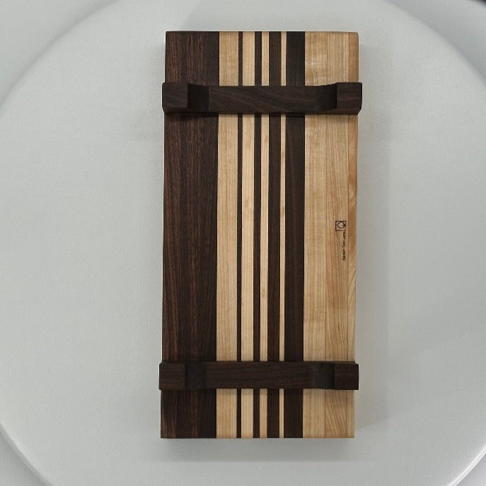 Contemporary Maple & Walnut Sushi Board