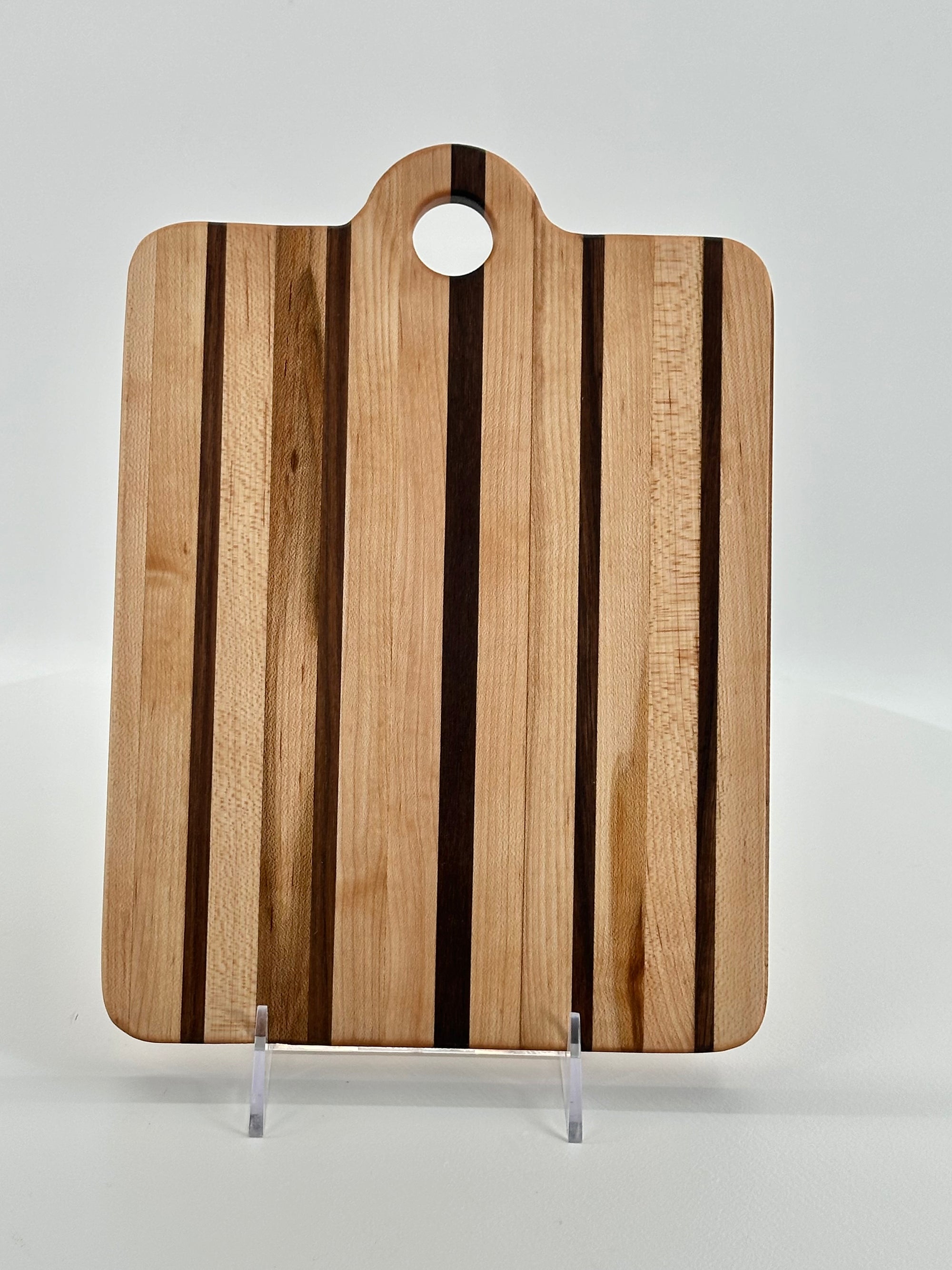 DRAWER-ABLE CHOPPING BOARD IN CHERRY & WALNUT HARDWOOD