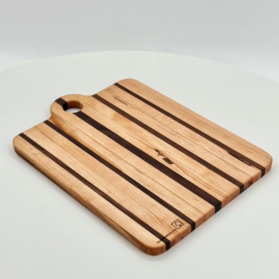 DRAWER-ABLE CHOPPING BOARD IN CHERRY & WALNUT HARDWOOD