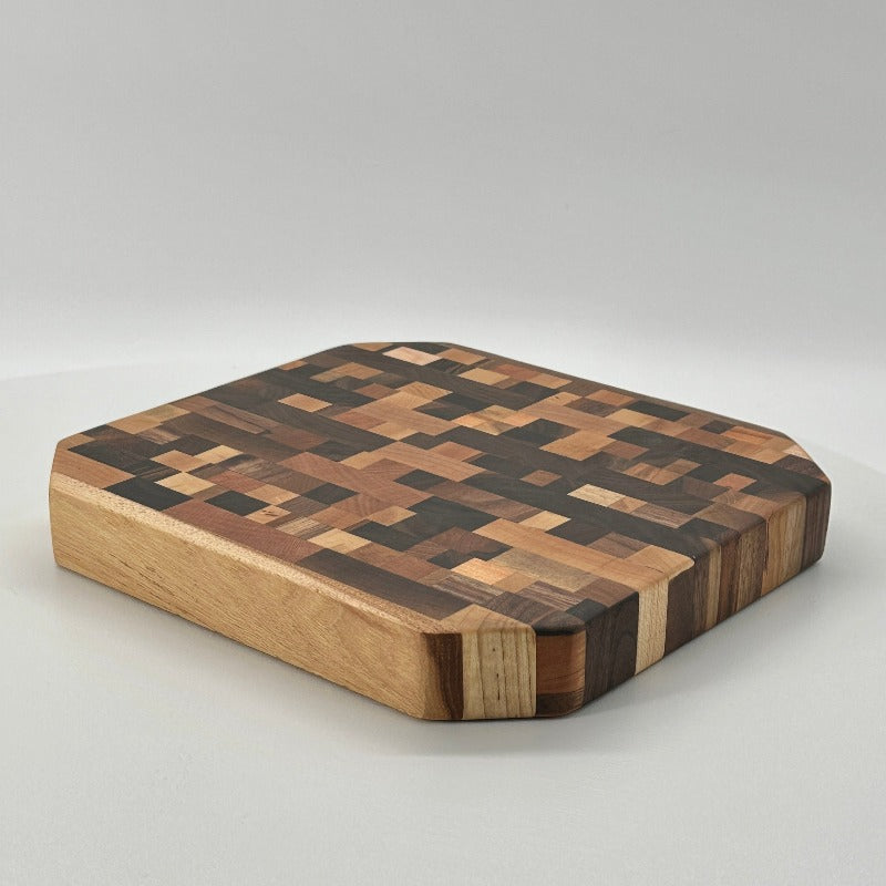 Mosaic Pattern End Grain Cutting Board