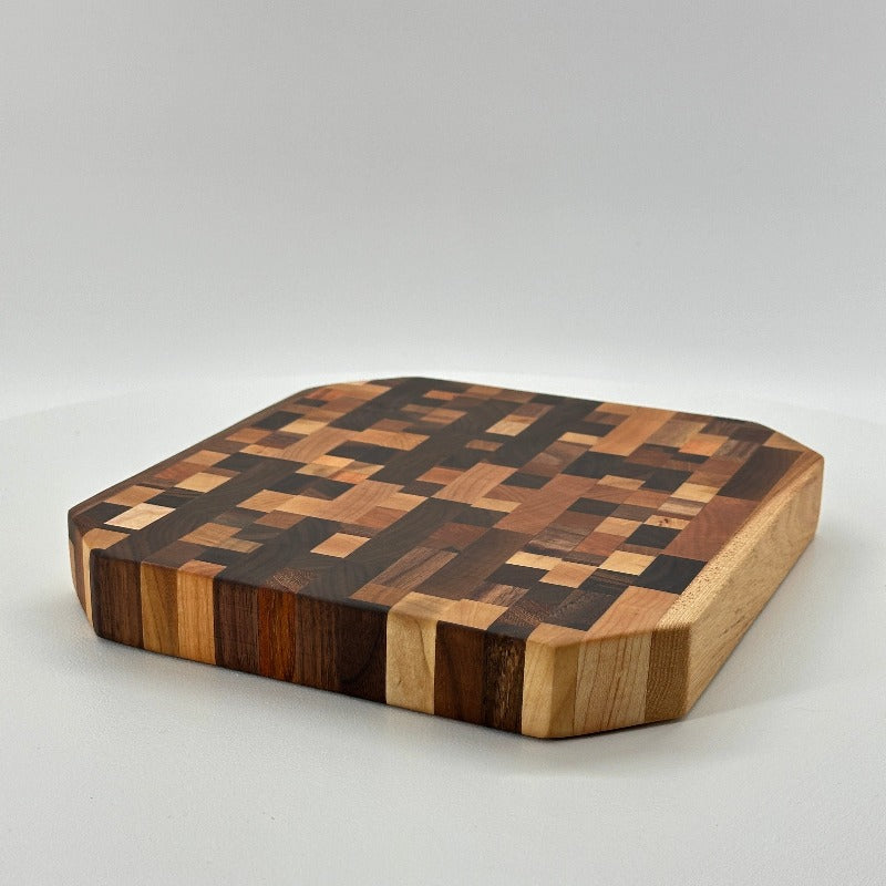 Mosaic Pattern End Grain Cutting Board