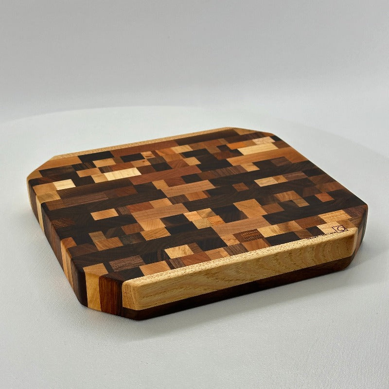 Mosaic Pattern End Grain Cutting Board