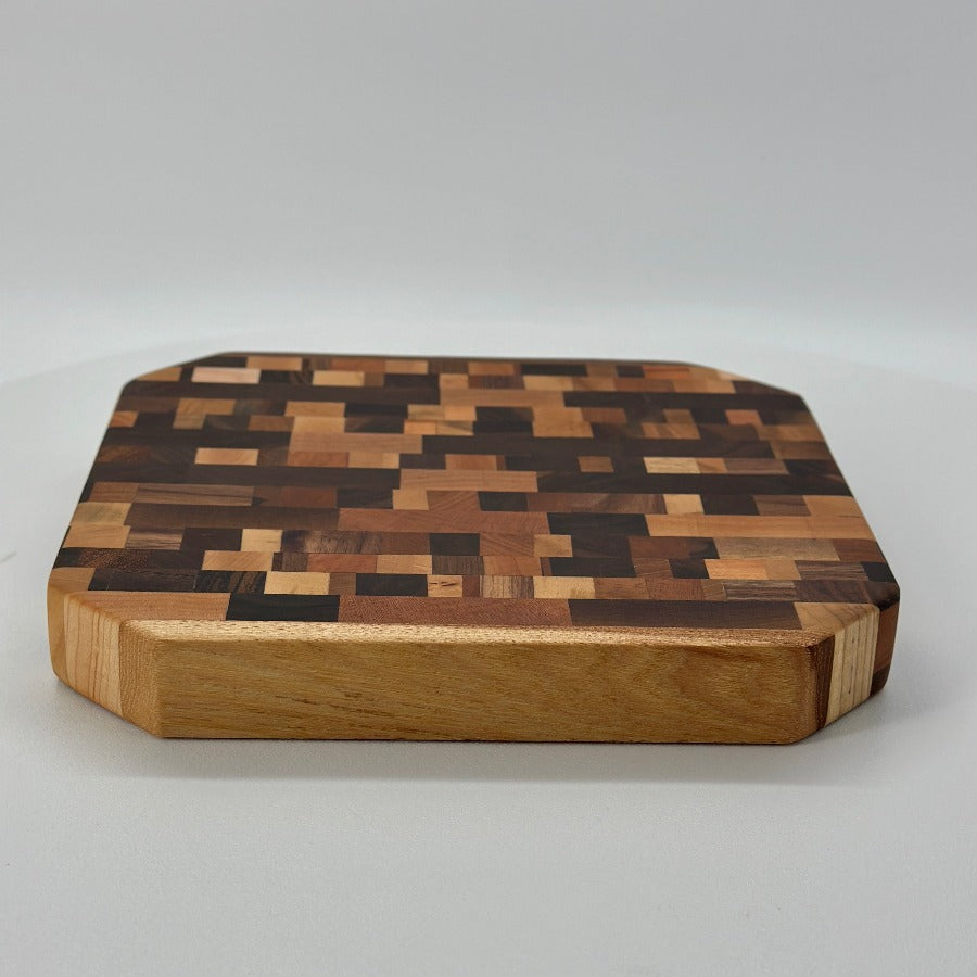 Mosaic Pattern End Grain Cutting Board