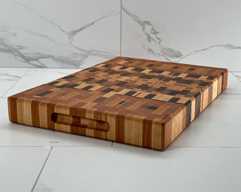 Mosaic End Grain Cutting Block