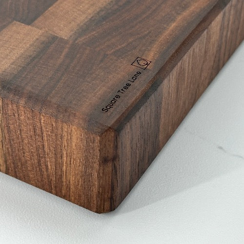 Walnut End Grain Cutting Block Countertop Companion