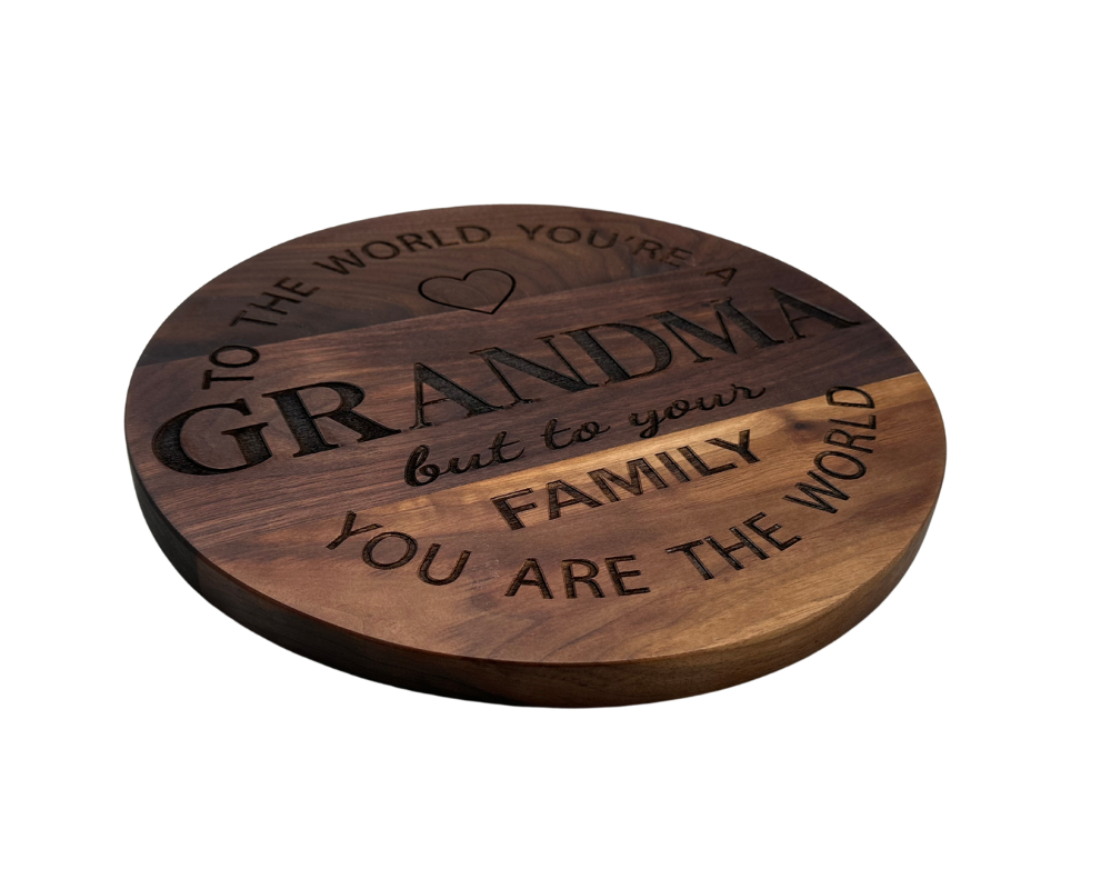 Walnut Grandma Cookie Plate